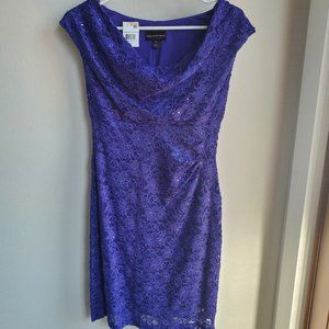 purple violet dress
